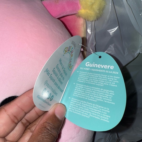 Peanuts Charlie Brown Plush Toy - Yellow and Black squishmallow 8” - Picture 3 of 3